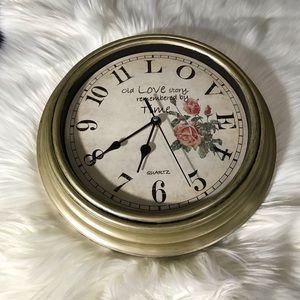 Old Love Story. Remembered by Time Clock